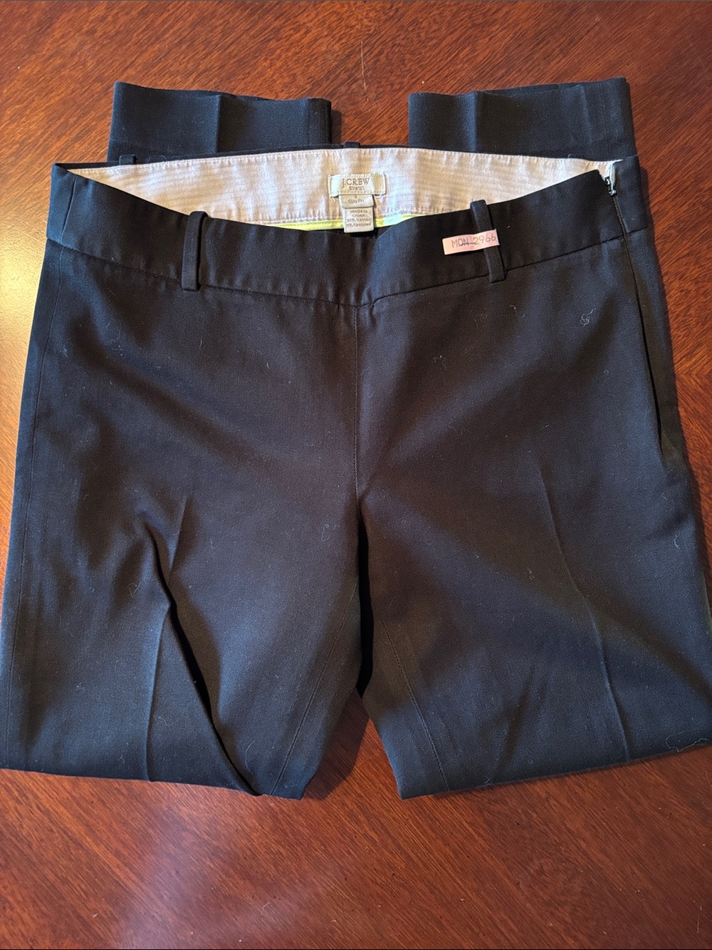 J. Crew Black Cropped Dress Pants